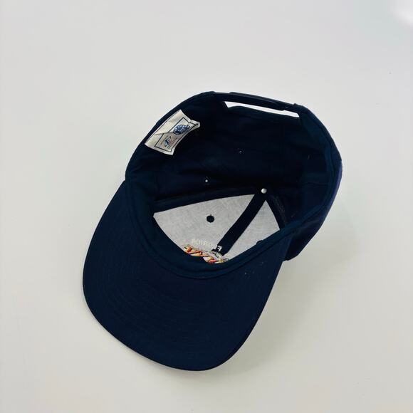 Vintage 2001 Super Bowl Hat Cap Snapback Logo Athletic Baltimore Ravens Champs - Picture 3 of 7